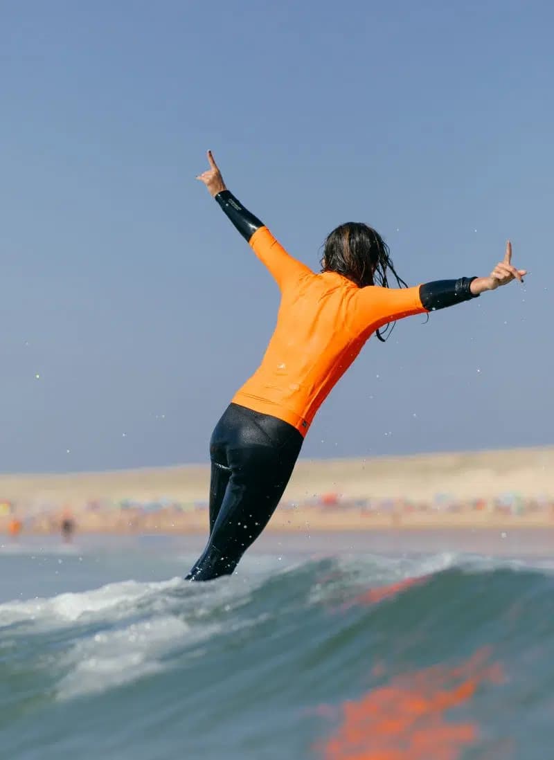 Vue du surf camp a Hossegor dans les Landes