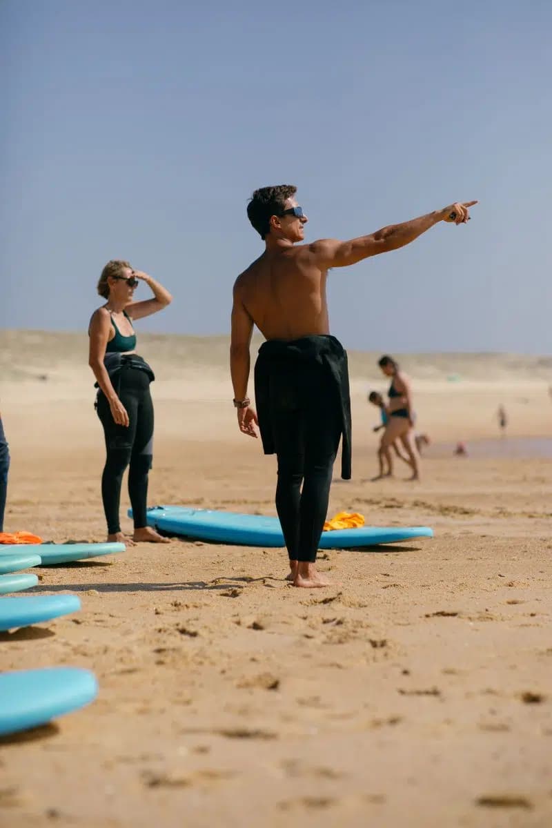 Cours de surf a Seignosse